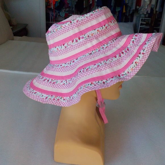 Millymook Pink Fabric Kids Floppy Hat - Picture 5 of 8